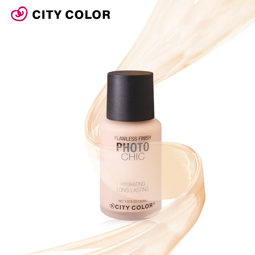 city color/城彩 亮透了粉底液 保湿遮瑕隔离白皙控油修饰肤色
