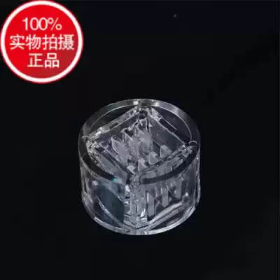 Disposable metallographic slice mould Crystal mould cold inlay mould round transparent mould 100 bags