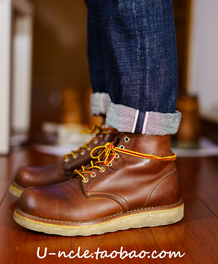 Handmade 9111 head layer mad cow leather Japanese male and female lovers overalls boots leather head 8165 genuine leather Martin boots