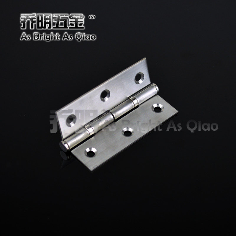 Chomin 2 inch stainless steel wire drawing hinge stainless steel bearing hinge integral cabinet drawer hinge 37x50