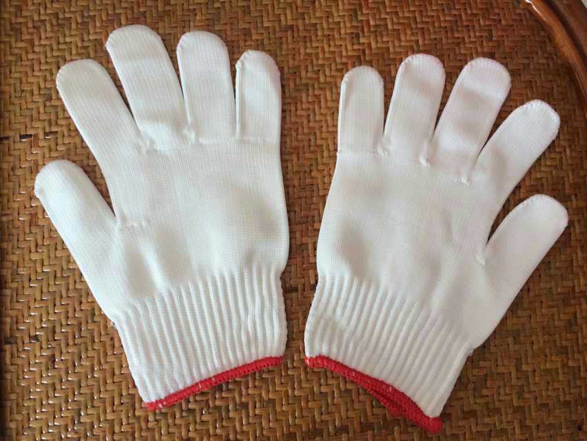 650g computer ten-pin thickened nylon gloves labor insurance gloves wear-resistant and durable