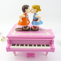Piano Music Box Music Box Female Rotating Dance Ballet Girl Cute Creative Birthday Childrens Day Gift