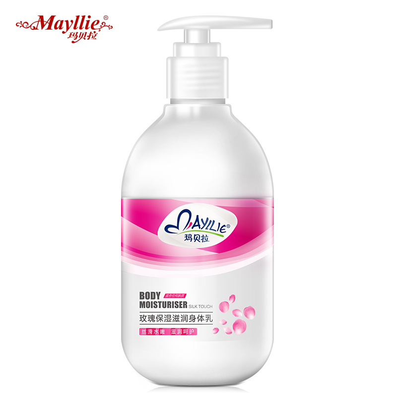 mayllie/玛贝拉玛贝拉玫瑰保湿滋润身体乳300ml补水保湿润肤乳液