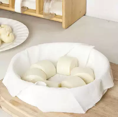 Kitchen supplies Japanese pure cotton steamed cage cloth cage cloth steamed trowel cloth steamed dumplings bun cloth