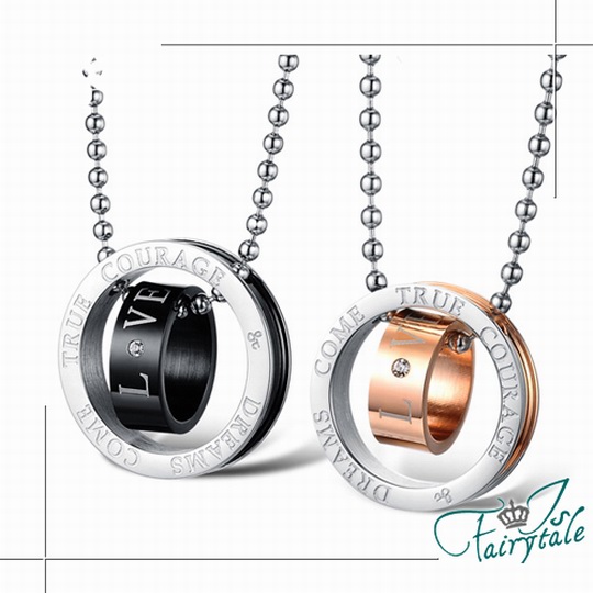 台湾官网直邮进口【双环爱恋】钛钢情人对炼组