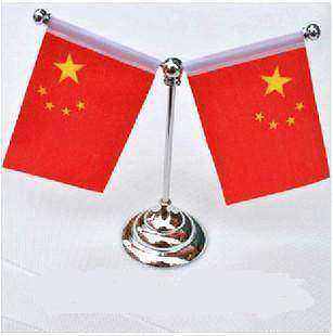 车载小红旗党旗汽车用品车内饰品改装中国国旗五星红旗装饰品摆件