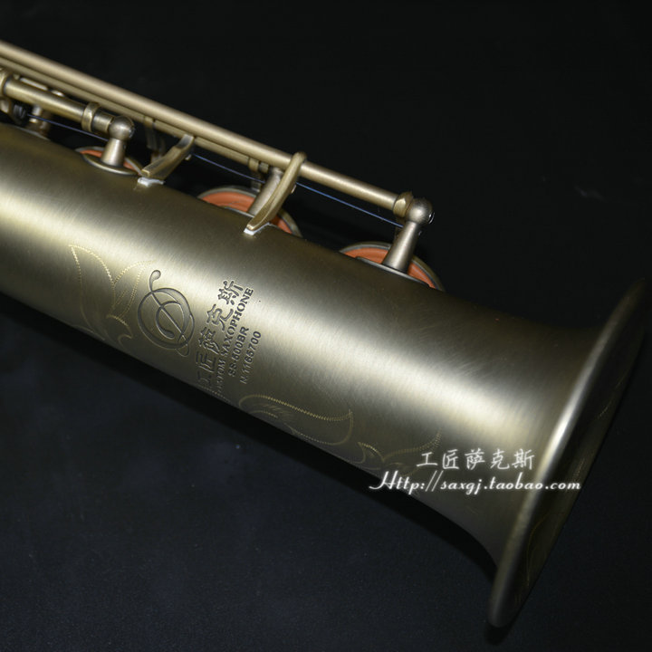 Craftsman SS-500BR boutique bB antique drawing straight tube integrated tenor sax-Taobao