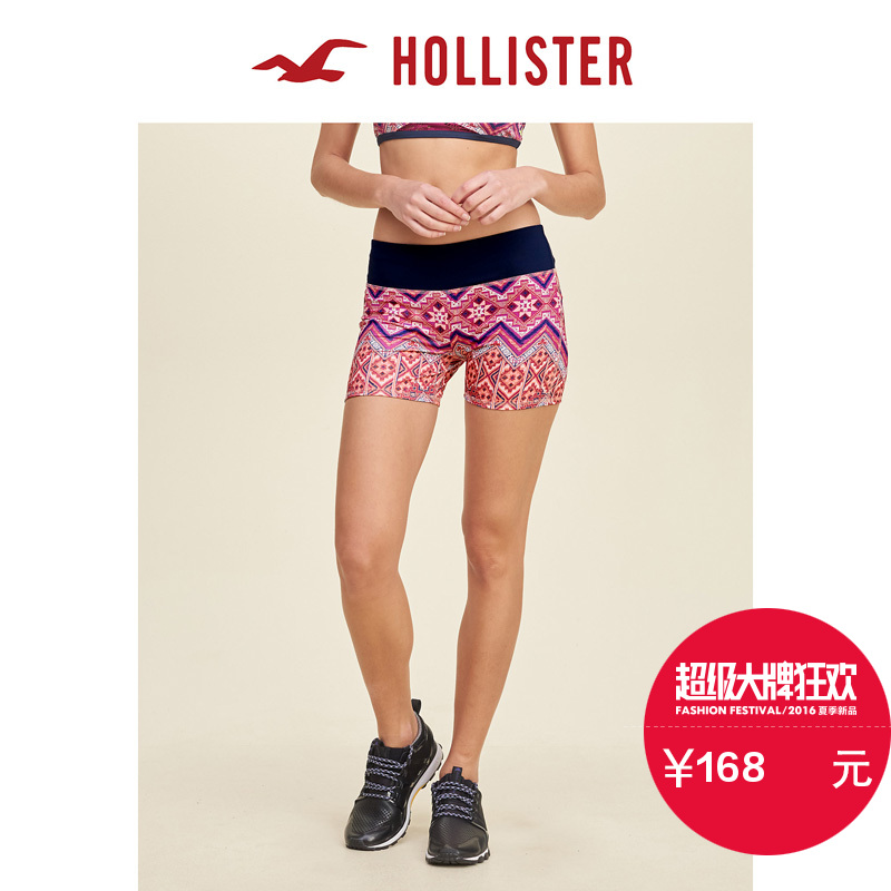 Hollister 撞色机车短裤 女 122022