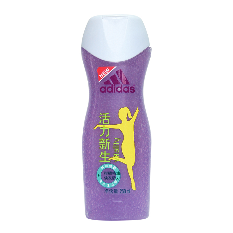 adidas/阿迪达斯女士焕彩健肤沐浴露活力新生沐浴露250ml两瓶包邮