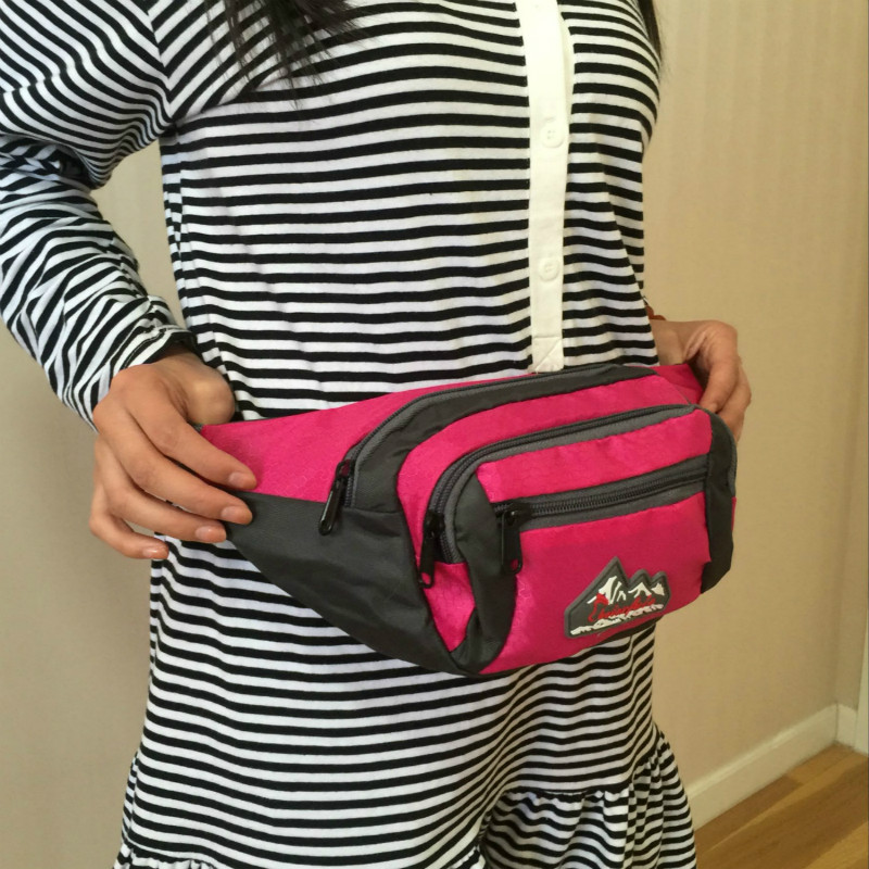 Factory direct sales Korean style large-capacity men's and women's waist bag special offer leisure sports multi-function bag nylon waist bag