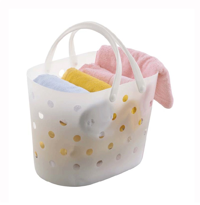 Japan imported FUDOGIKEN dirty clothes basket bath basket bath basket laundry basket multi-purpose storage basket small bath basket