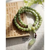 Tree language fruit language original green Bodhi fresh grass green Xiuyu Lotus Buddha girl bracelet new