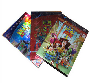 高清正版迪士尼动画片 玩具总动员1-3部合集 3DVD 电影DVD9光盘