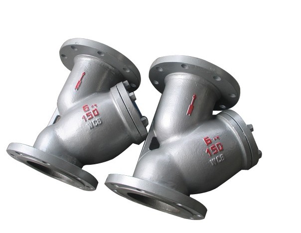 Cast steel Y-type flange filter GL41H-16C Carbon steel flange filter DN50 DN65 DN100 DN100 -Taobao