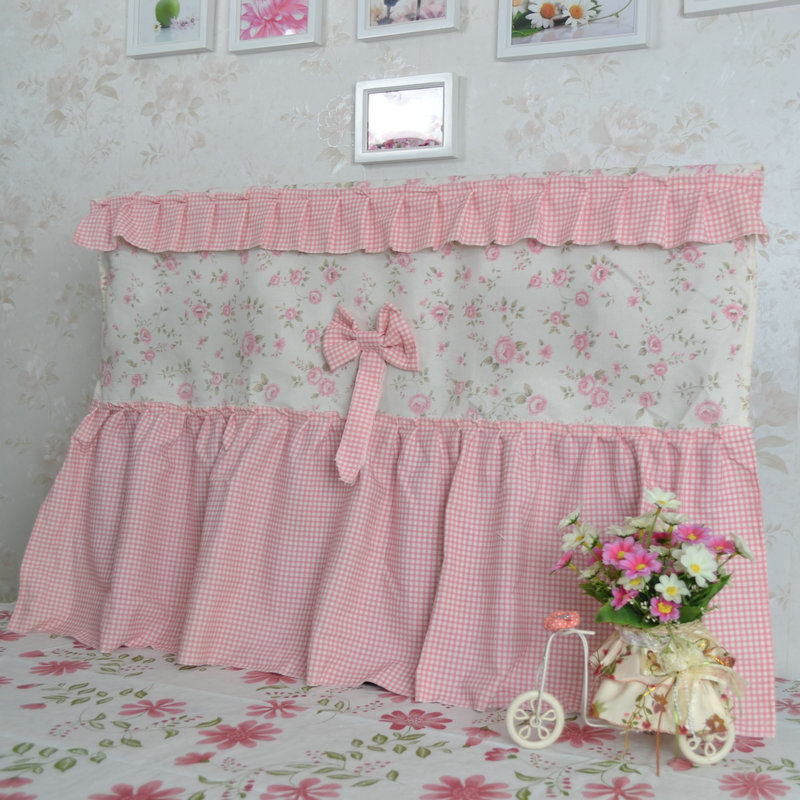 LCD TV cover 42 hanging type 52 inch fabric 48 European 48 cover towel 32 Lace 60 TV set dust cover 55