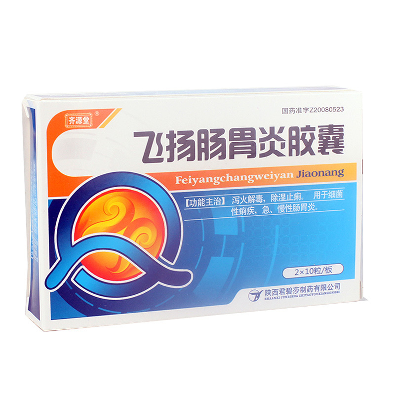 齐源堂 飞扬肠胃炎胶囊 0.45g*20粒/盒