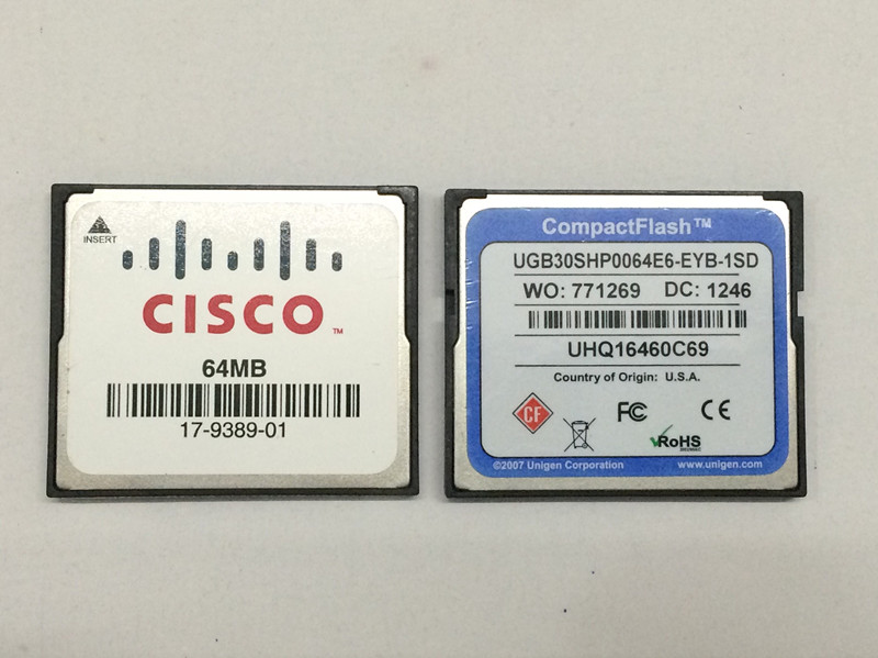 New Cisco CF64MB Industrial Routing CNC memory card