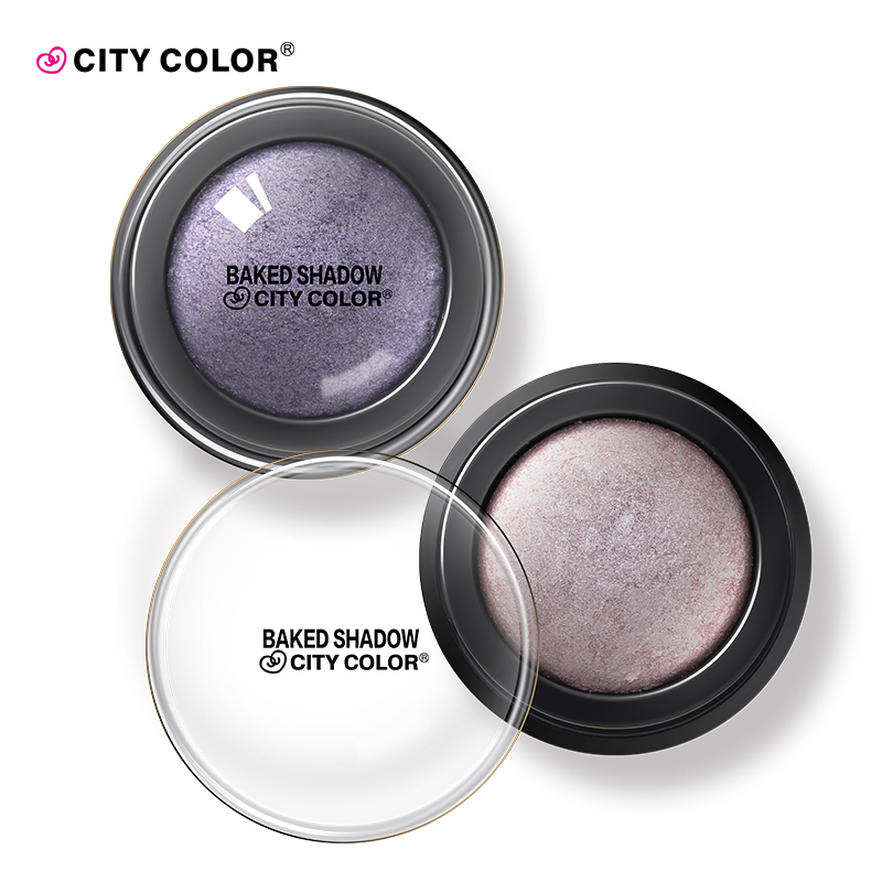 city color爵士舞台 烤色眼影 显色持久不晕染 裸妆修容