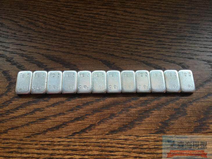 Static assembly model special belt adhesive can be cut distribution weight bar weight 12 grid * 5g (total 60g)