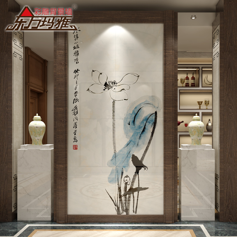 ��������3d����ǽ΢��ʯ��ש