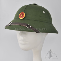 Commercial version of North Vietnamese hat with hat badge