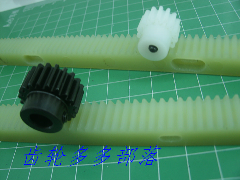 1-mold plastic rubber nylon straight rack width high 121 Spliced use with mounting hole machined and set