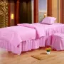 bán kính đầu massage vẻ đẹp bedspread giường denim tùy chỉnh kim miễn phí và Body đặc biệt cung cấp miễn phí vận chuyển - Trang bị tấm mẫu ga giường spa