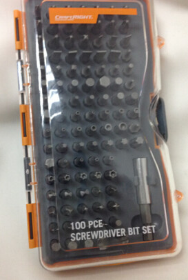 Eleware 100PCE SECURITY BIT SET Set of 100 Piece Cluster Group