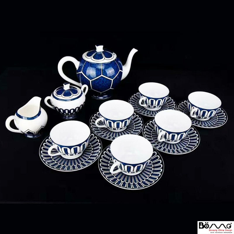 The Blue seal tea utensils ipads China west European afternoon tea under the glaze color coffee cups and saucers dessert gift boxes