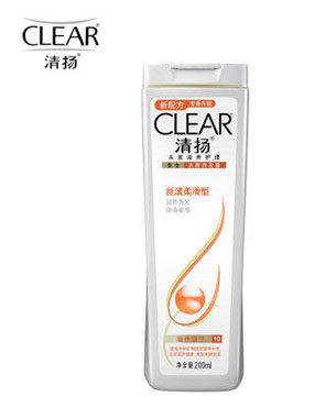 CLEAR/清扬洗发水丝漾柔滑型200ml  400ml  750ml 持久去屑因子