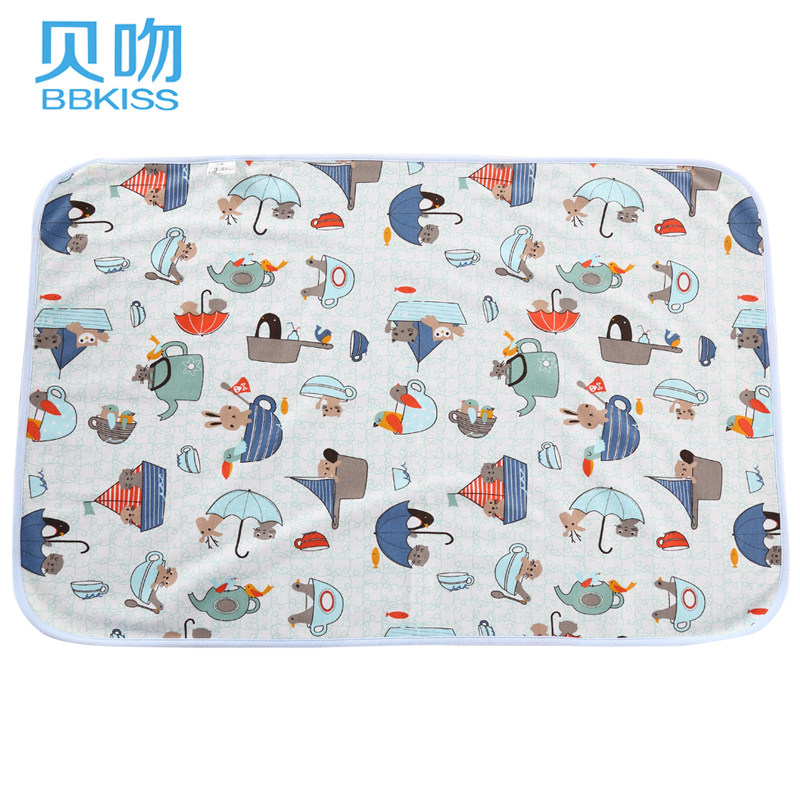 【天猫超市】贝吻婴儿隔尿垫双面可用宝宝尿垫防水可洗小号2037