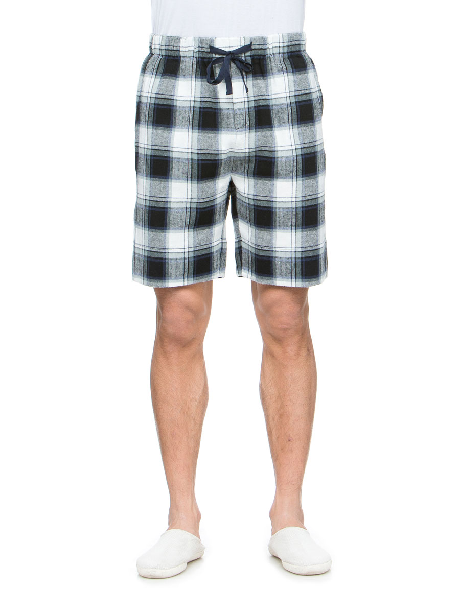 ROYAL VELVET|黑蓝条纹拼色全棉休闲短裤