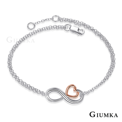台湾官网直邮进口【GIUMKA】925纯银 无尽的爱手炼 名媛淑女款