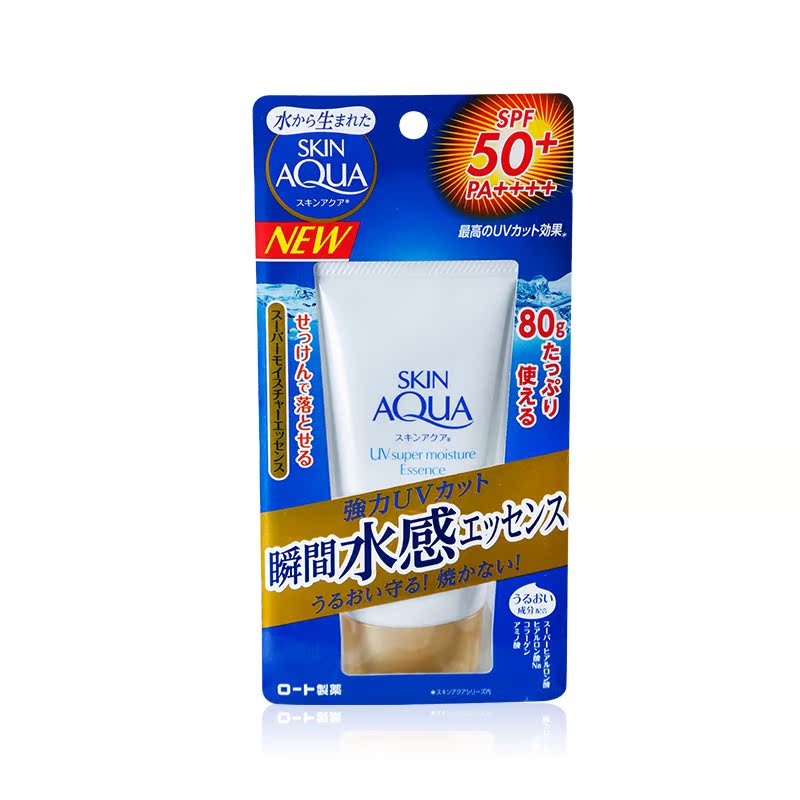 ROHTO/乐敦SKIN AQUA水感UV防晒霜SPF50 80g*日本直邮