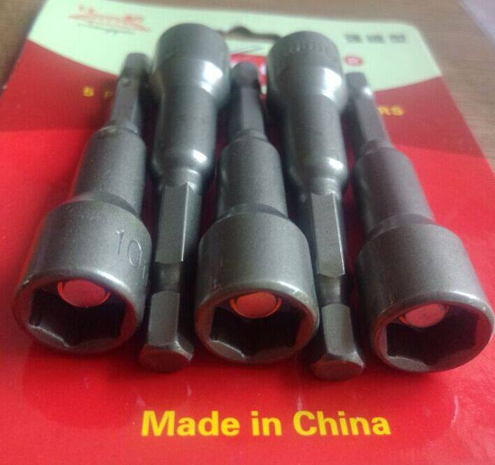 Magnetic inner hexagonal sleeve batch head magnetic sleeve 6mm8mm9mm10mm11mm12mm13mm14mm17mm