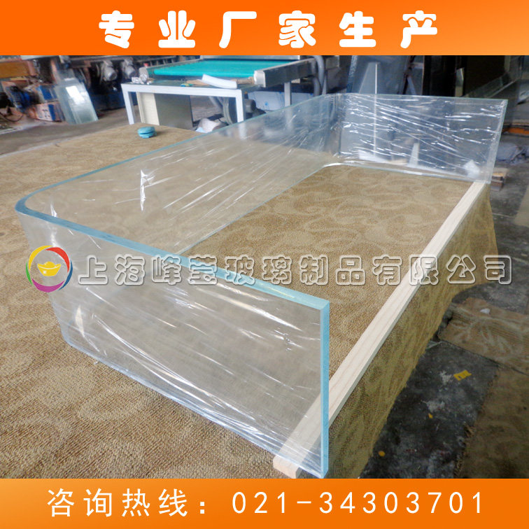 Ultra-white heat bending glass crystal import glass to figure custom 