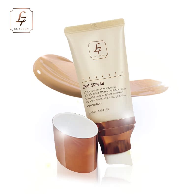 EL SEVEN Real Skin BB霜 美白 除皱 防紫外线 SPF30+/PA++