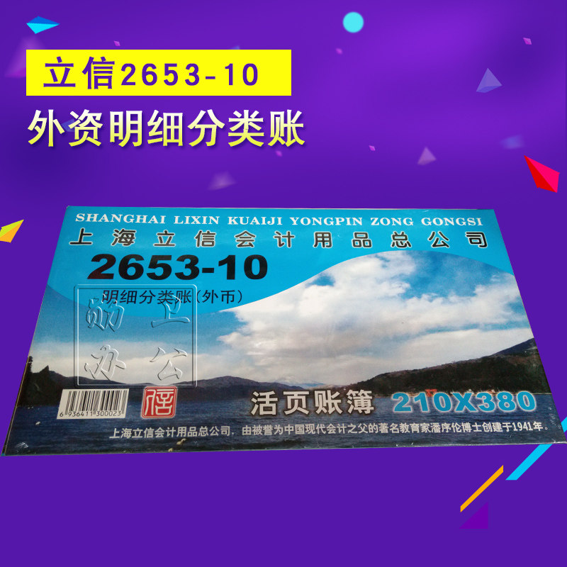 Lixin 2653-10 Foreign Investment Details ledger Lixin 10K ledger sheet ledger (foreign currency)