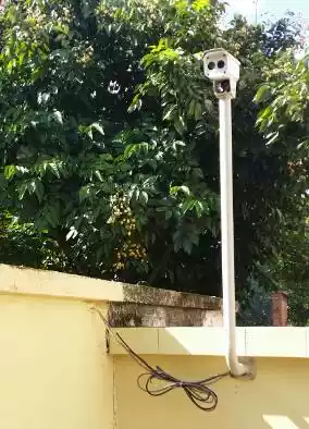 Haikang Dahua surveillance camera L-type aluminum alloy extended 60cm bracket wall mounting bracket 20cm