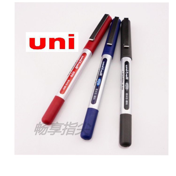 Mitsubishi UB-150 straight liquid waterproof ball pen neutral pen water-based pen 0 5mm student writing black pen