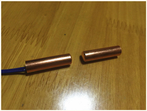 Metal Copper Shell 220V Strong Strength Electric Hotel Guesthouse Guest Control Closet Wardrobe Magnetic Induction Proximity Gate Magnetic Switch