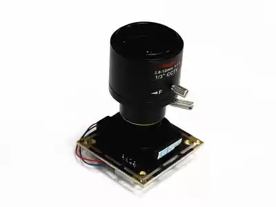 720p surveillance camera zoom focus large aperture lens 2 8-12mm with ICUT infrared switch