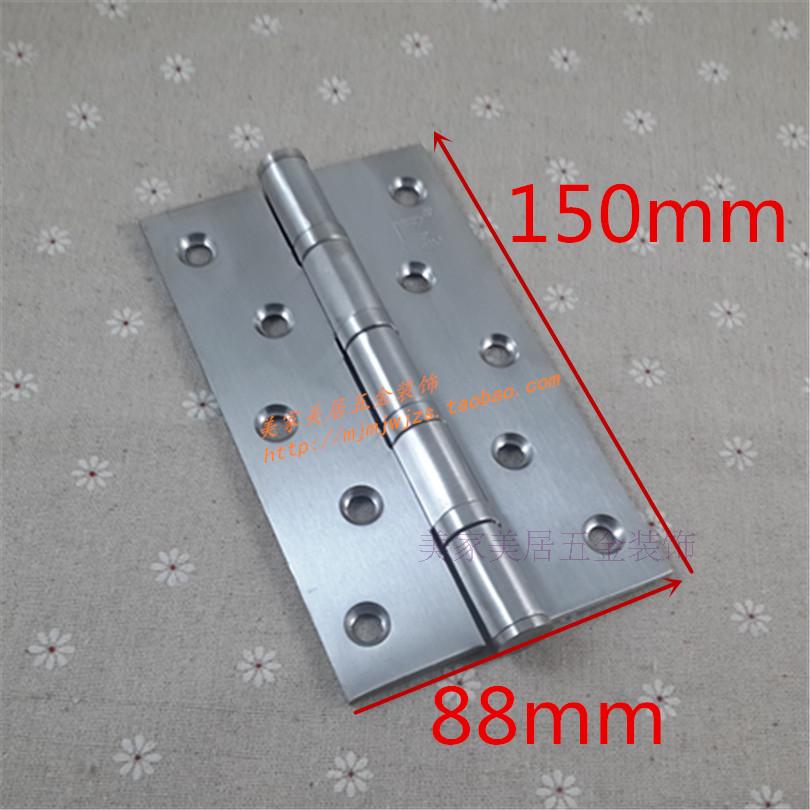 6 inch stainless steel hinge Heavy door hinge Villa door hinge thickened hinge 6*3 5 stainless steel hinge