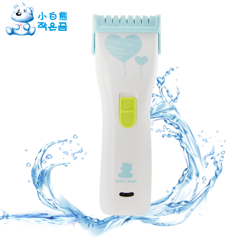小白熊理发器HL-0657 婴儿宝宝儿童充电防水 静音电推子剃头包邮