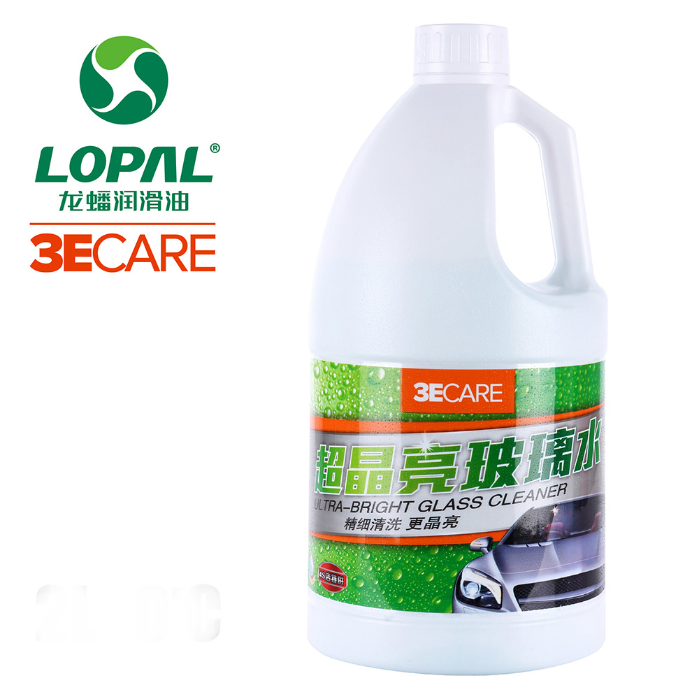 龙蟠3ECARE 超晶亮汽车玻璃水0℃ 雨刷精 车用玻璃清洗剂补充液2L