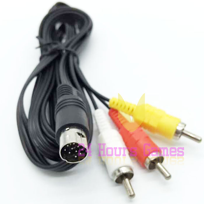 World of Sega Saturn consoles AV Line Audio transmission lines SEGA SATURN consoles audio and video TV lines