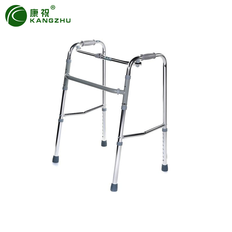 康祝助行器 铝合金 助步器 KD2311L 固定交互式 四脚可调节高度