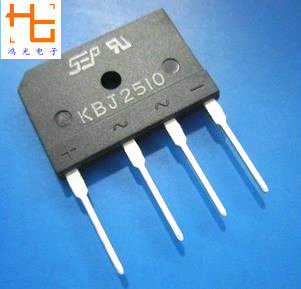 Hongguang KBJ2510 New Electromagnetic Furnace Special Bridge 25A Flat Bridge 25A1000V