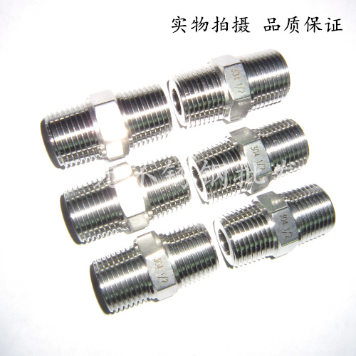 (304) stainless steel double outer wire straight through (high pressure) 