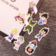 Dễ thương phim hoạt hình rồng bóng acrylic trâm Wukong huy hiệu anime pin trâm phù hiệu túi trang trí phụ kiện cài áo vest nữ Trâm cài